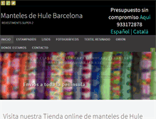 Tablet Screenshot of hulesbarcelona.com